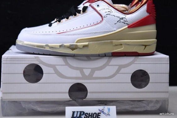 Cheap EP 2 Low DJ4375-106 White Retro O-W Air Jordan Red SP DJ4375-106 0105